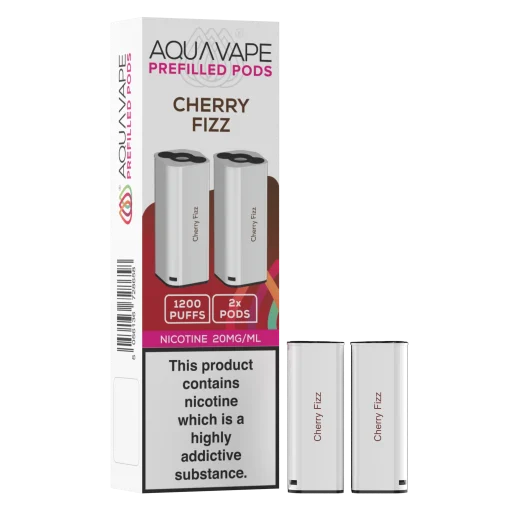 Aquavape 2 in 1 Pods – Enjoy up to 1200 puffs of bold blue raspberry lemonade flavor in every pod! Designed for MTL vaping, these 2ml pre-filled pods feature a 20mg nicotine strength