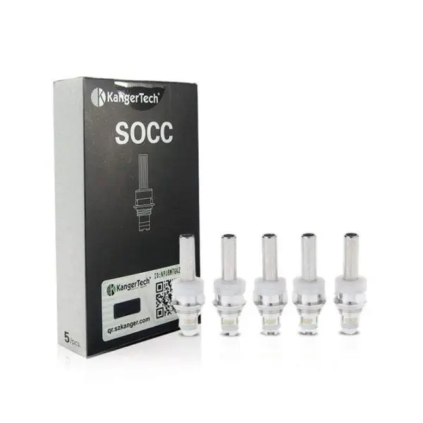 KangerTech SOCC Coils (5-Pack) showing the 1.5ohm resistance.