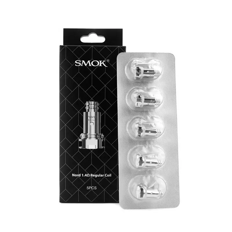 Smok Nord Coils (5-Pack) in the 0.6ohm Mesh resistance.