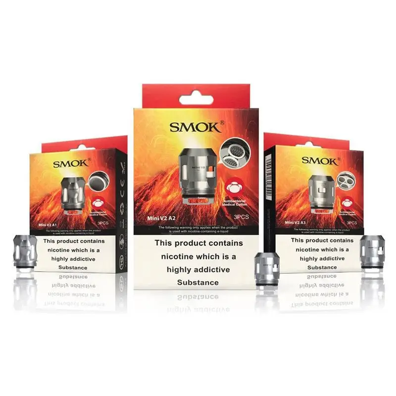 Smok TFV Mini V2 Coils (3-Pack) showing the S1 Single Mesh variant.