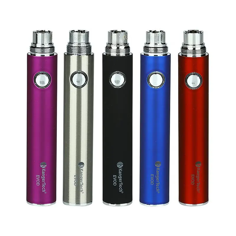 KangerTech Evod Battery 650mAh in Matte Black.