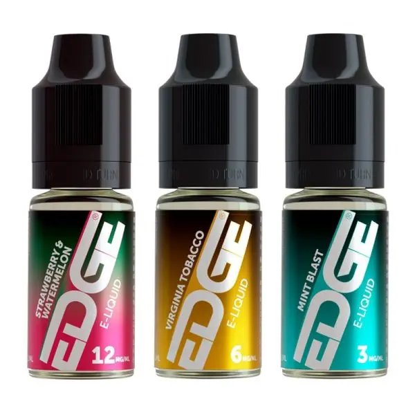 Edge E-Liquid 10ml bottle in Very Menthol flavour.