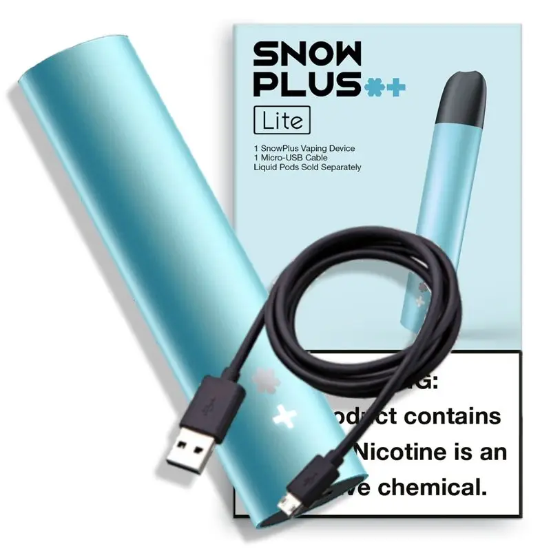 SnowPlus Lite Vape Device. Ultra-lightweight aluminium pod system
