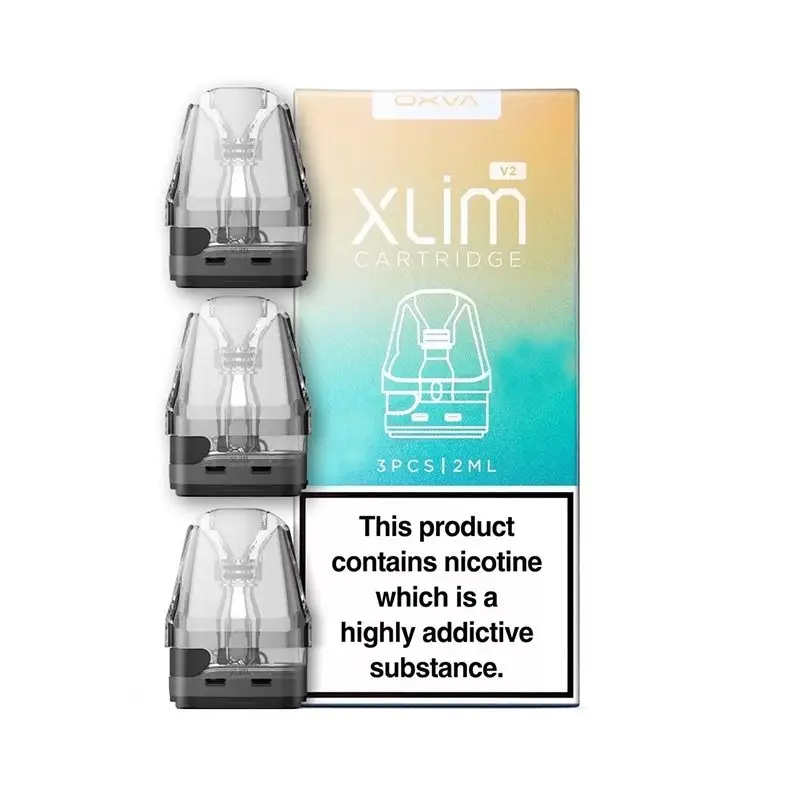 OXVA Xlim V2 Cartridge/Pod (3-Pack) in the 0.8ohm mesh resistance.