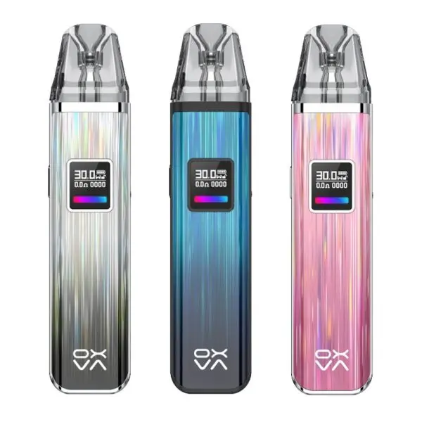 Oxva Xlim Pro Pod Kit in Gleamy Blue finish.