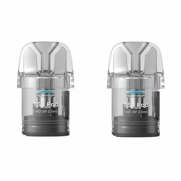 Aspire TSX Refillable Pods (2-Pack) with the 1.0ohm mesh coil.