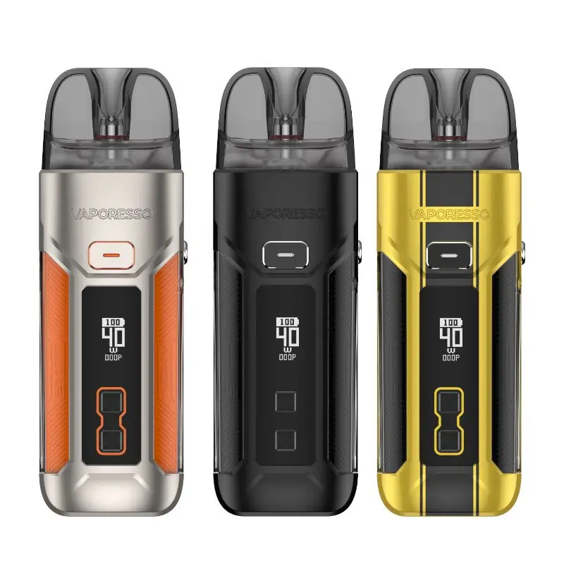 Vaporesso Luxe X Pro Pod Kit in Ultra Orange finish.