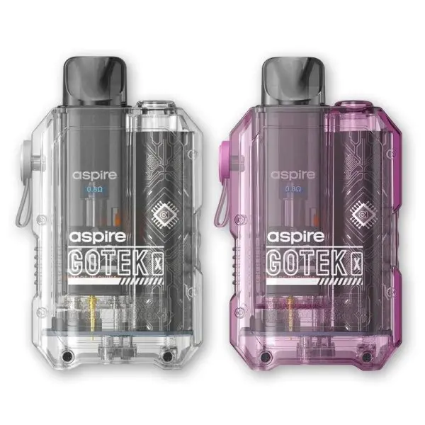 Aspire Gotek X Pod Kit in Translucent Black.
