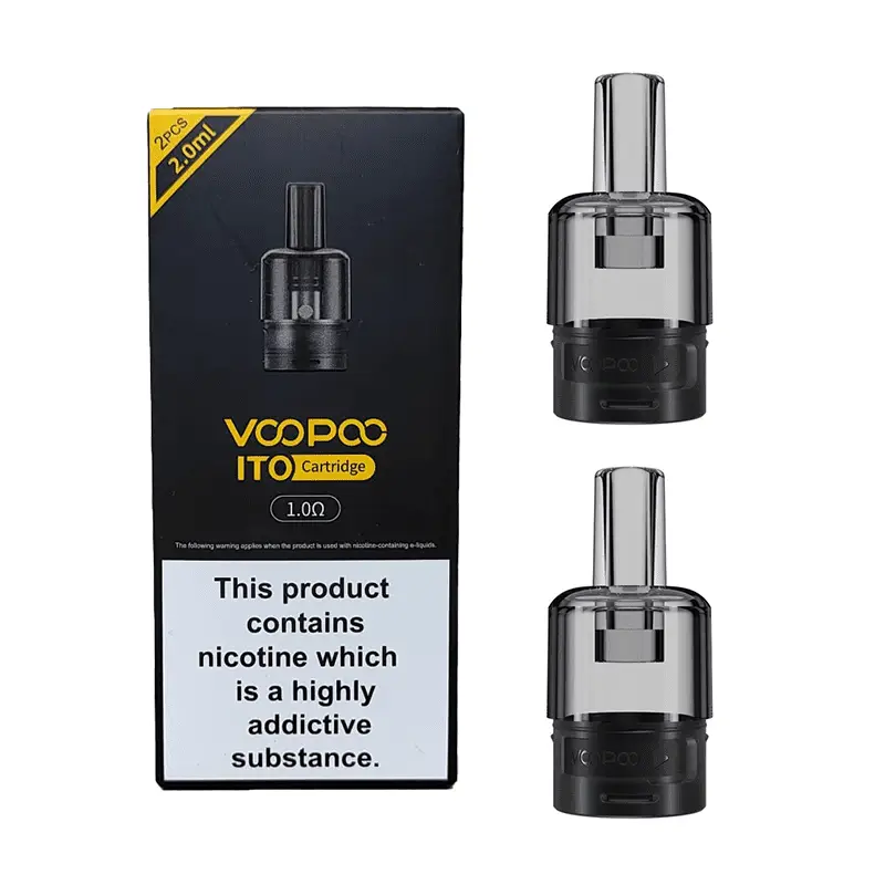 Voopoo ITO Pods (2-Pack) in 1.0ohm resistance.