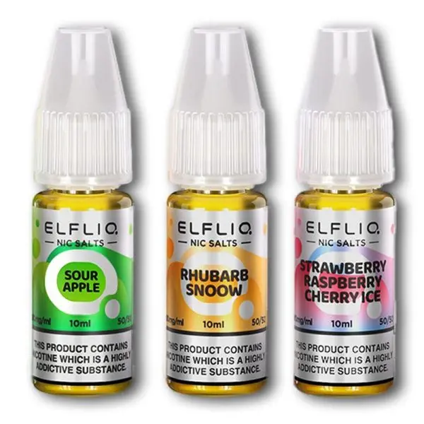 ElfLiq Nic Salts 10ml bottle in the Watermelon flavor.