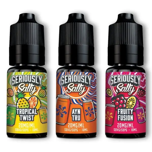 Seriously SODA 10ml Nic Salts bottle in Blue Razz Lemonade.