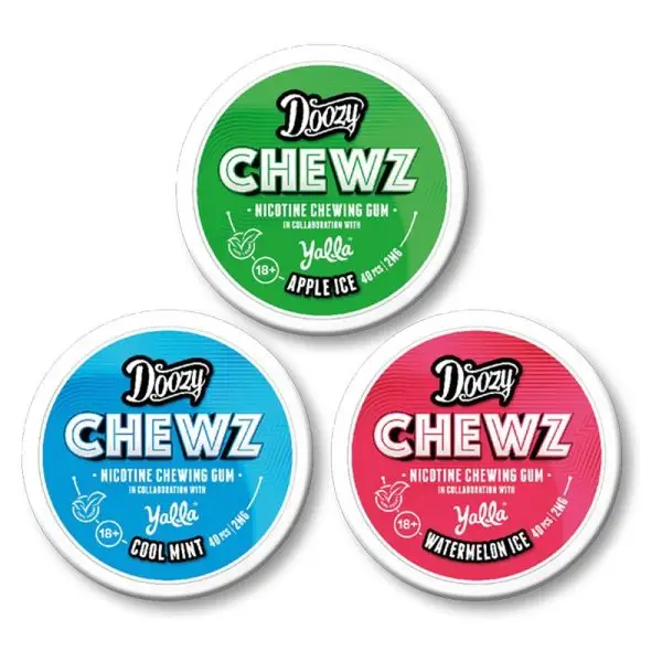 New Doozy Chewz Nicotine Chewing Gum