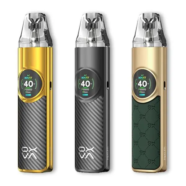OXVA NeXLIM Kit. The OXVA NeXLIM features a 1500mAh battery, 40W max output, and a 0.85" colour screen