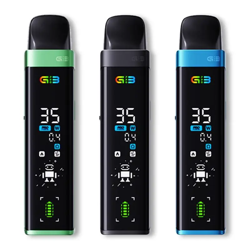 Uwell Caliburn G3 Pro Pod Vape Kit. It is fully cross-compatible with all Caliburn G3 pods, including the high-performance 0.4Ω mesh pod.