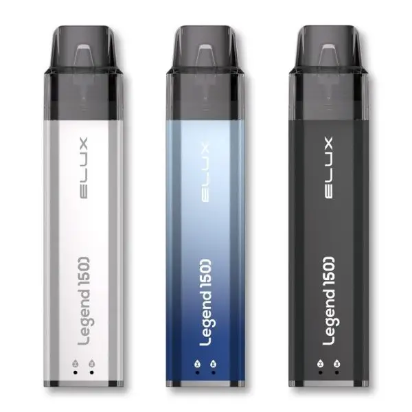 Elux Legend 1500 2-in-1. The Elux 2-in-1 solves the problem of "flavour fatigue." Each kit comes with two distinct 2ml pods (4ml total), prefilled with Elux's famous 20mg nicotine salt.