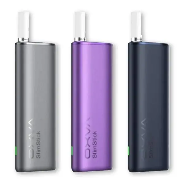 OXVA SlimStick Prefilled Pod Kit. The SlimStick combines the familiar feel of a traditional cigarette with modern mesh coil technology.
