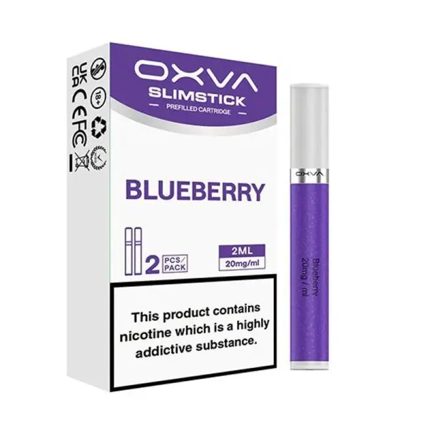 OXVA SlimStick Prefilled Pods (2-Pack). When your SlimStick Pod is empty, simply swap it for a new one.
