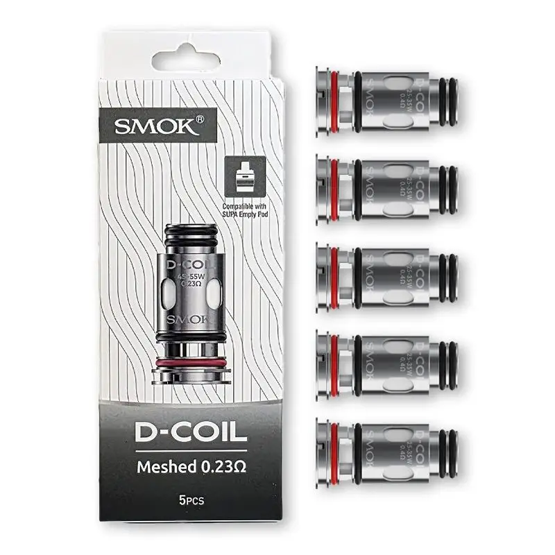 SMOK D-Coil Series, 5 pack. High-performance mesh coils are designed for the TF-D Subtank