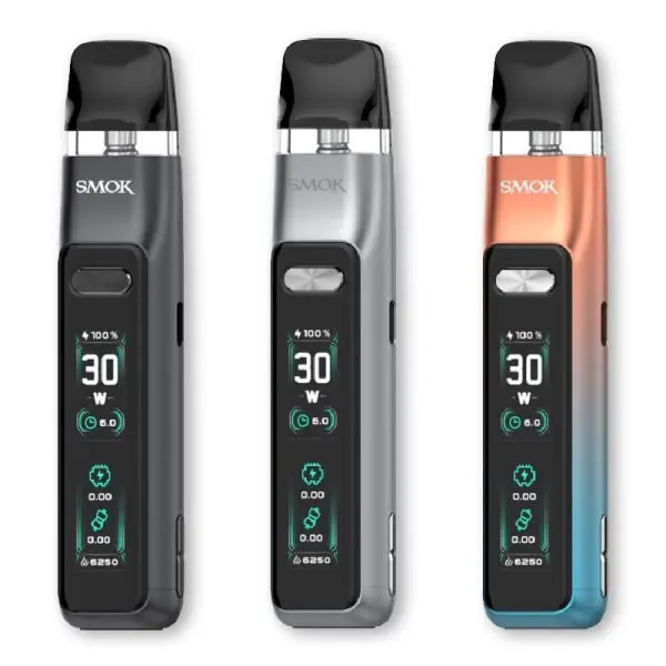 SMOK Novo GT Pod Kit. The Novo GT features an ingenious display system that wraps around the side of the device.