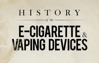 History of vaping. how the e-cig came about.